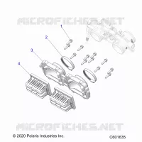 ENGINE, REED VALVE AND CORPS DE PAPILON ADAPTOR
