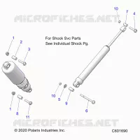 SUSPENSION ARRIERE SHOCKS MNTG.