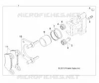 FREIN ARRIERE CALIPER
