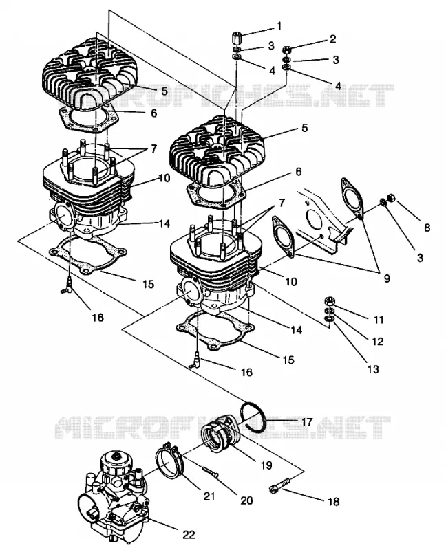 CYLINDRE WIDETRAK GT 0962061 AND EUROPEAN WIDETRAK GT E962061 (4931623162C008)