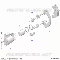 BRAKES, ETRIER DE FREIN ARRIERE