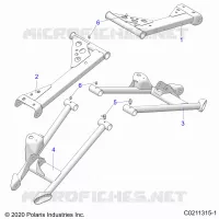 SUSPENSION ARRIERE CONTROL ARMS