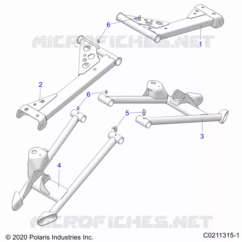 SUSPENSION ARRIERE CONTROL ARMS