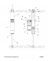 SUSPENSION, AMORTISSEUR ARRIERE TRACK (7044819)