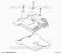 ENGINE, COUVERCLE SOUPAPE