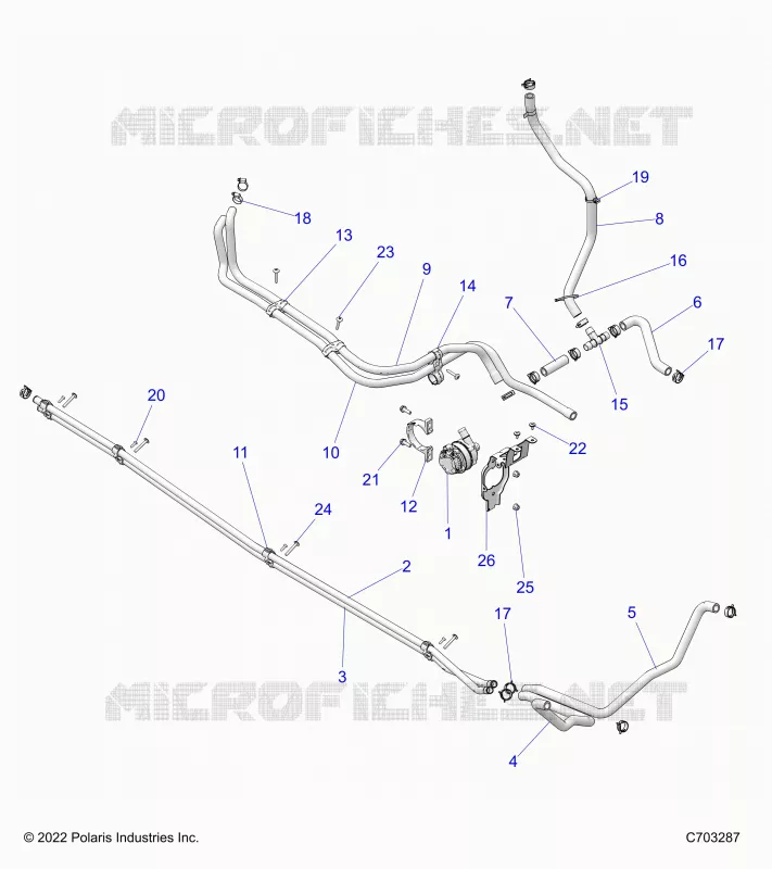 REFROIDISSEMENT ROUTING MANIFOLD