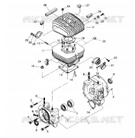 CRANKCASE AND CYLINDRE (4914891489031A)