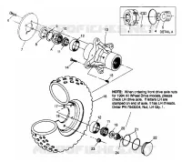 ROUE AVANT 4x4 300 W958130 (4930183018B006)