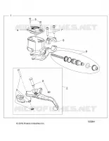 BRAKES, FRONT BRAKE LEVER AND MAITRE CYLINDRE