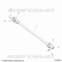 SYSTÃˆME DE TRANSMISSION, FRONT PROP SHAFT