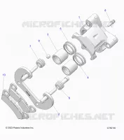 BRAKES, ETRIER DE FREIN ARRIERE