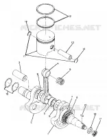 VILEBREQUIN AND PISTON ASSEMBLY (4917731773042A)