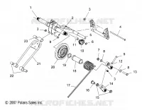 SUSPENSION, BRAS DE SUSPENSION ARRIERE