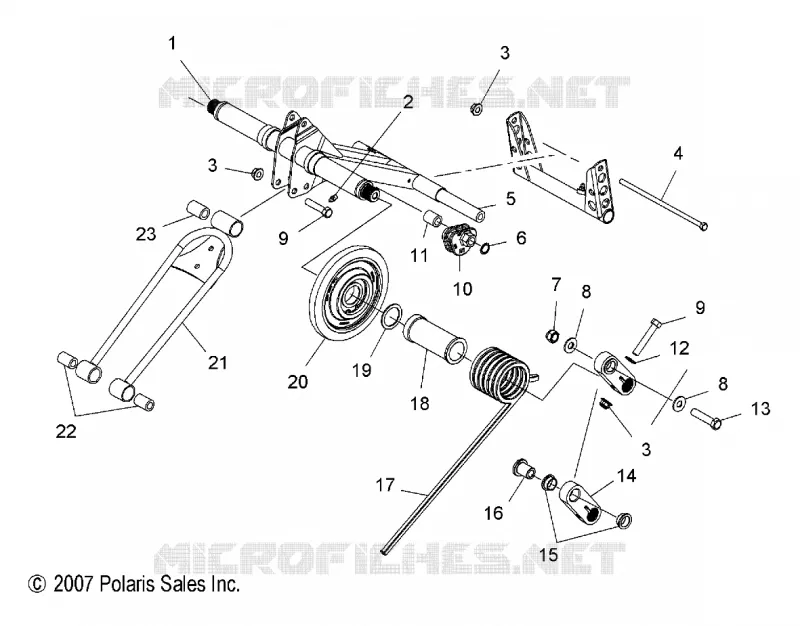 SUSPENSION, BRAS DE SUSPENSION ARRIERE