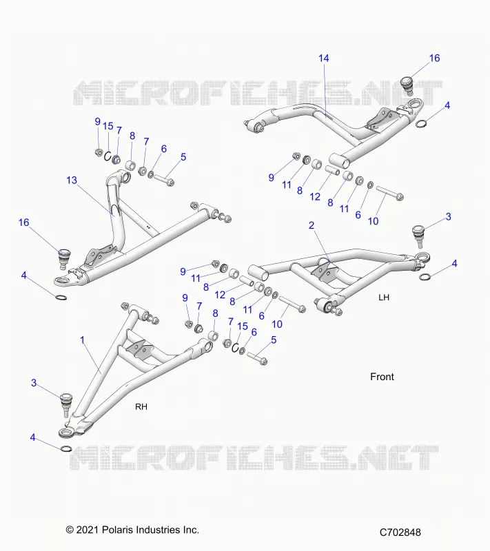 SUSPENSION AVANT CONTROL ARMS
