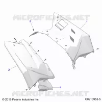 CARROSSERIE ARRIERE CAB AND HEAT SHIELDS