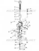 CARBURATEUR 440 XCR 0951660 (4929112911C013)