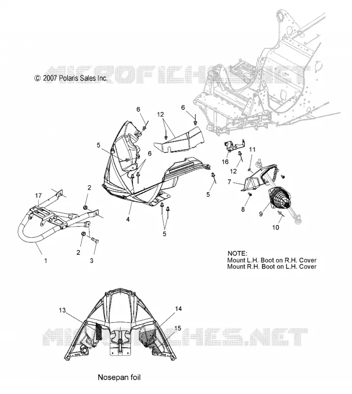 PARE CHOCS AVANT, NOSEPAN AND TIE ROD BOOT (SPECIAL 08 BUILD)