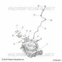 DRIVE TRAIN, MAIN SUPPORT PONT