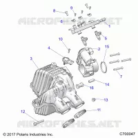 ENGINE, PRISE D'AIR MANIFOLD