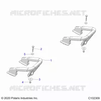 CARROSSERIE ARRIERE RACK, HANDGRIPS