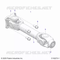 DRIVE TRAIN, PROP ARBRE DE TRANSMISSION ARRIERE