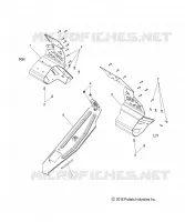 CHASSIS, PROTECTION D'EMBRAYAGE AND FOOTRESTS