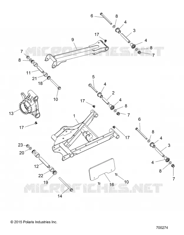 SUSPENSION ARRIERE CONTROL ARMS