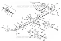 FIXATION RAIL (SUSPENSION) 440 XCR 0971660 (4937893789B008)