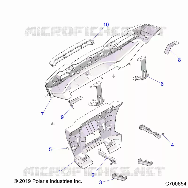 CARROSSERIE ARRIERE BUMPER