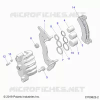 FREIN AVANT CALIPER