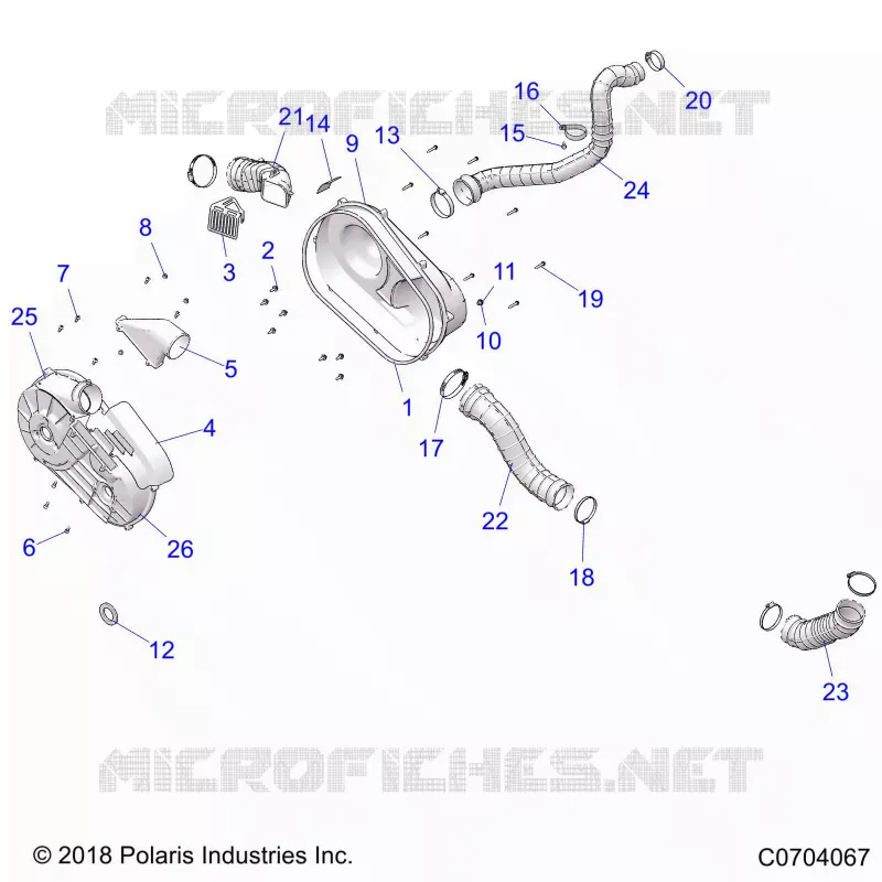 SYSTÃˆME DE TRANSMISSION, CLUTCH COVER AND DUCTING
