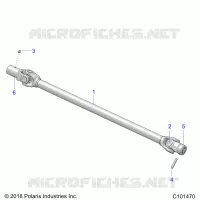 SYSTÃˆME DE TRANSMISSION, PROP SHAFT, FRONT