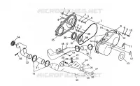 COUVERCLE D'EMBRAYAGE ASSEMBLY 6x6 400L, SWEDISH S948740 and  NORWEGIAN N948740 (4926812681033A)
