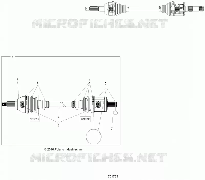 DRIVE TRAIN, TRANSMISSION AVANT SHAFT
