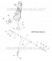 SUSPENSION, A-ARM and SUPPORT MOUNTING