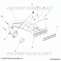 ENGINE, ECHAPPEMENT, HEADPIPE AND RELATED