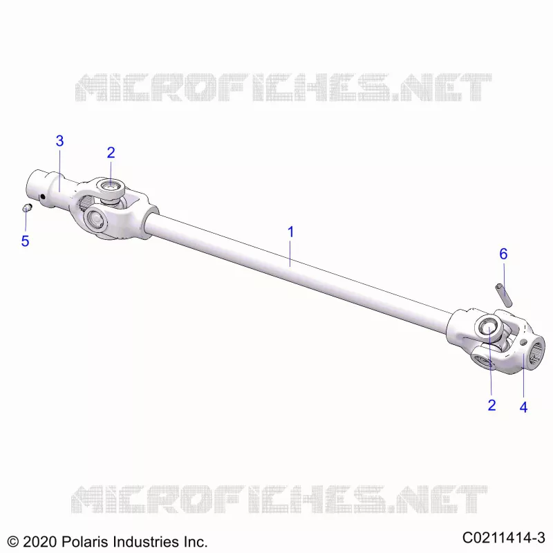 SYSTÃˆME DE TRANSMISSION, FRONT PROP SHAFT