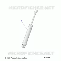 SUSPENSION, AMORTISSEUR ARRIERE TRACK (7045512)