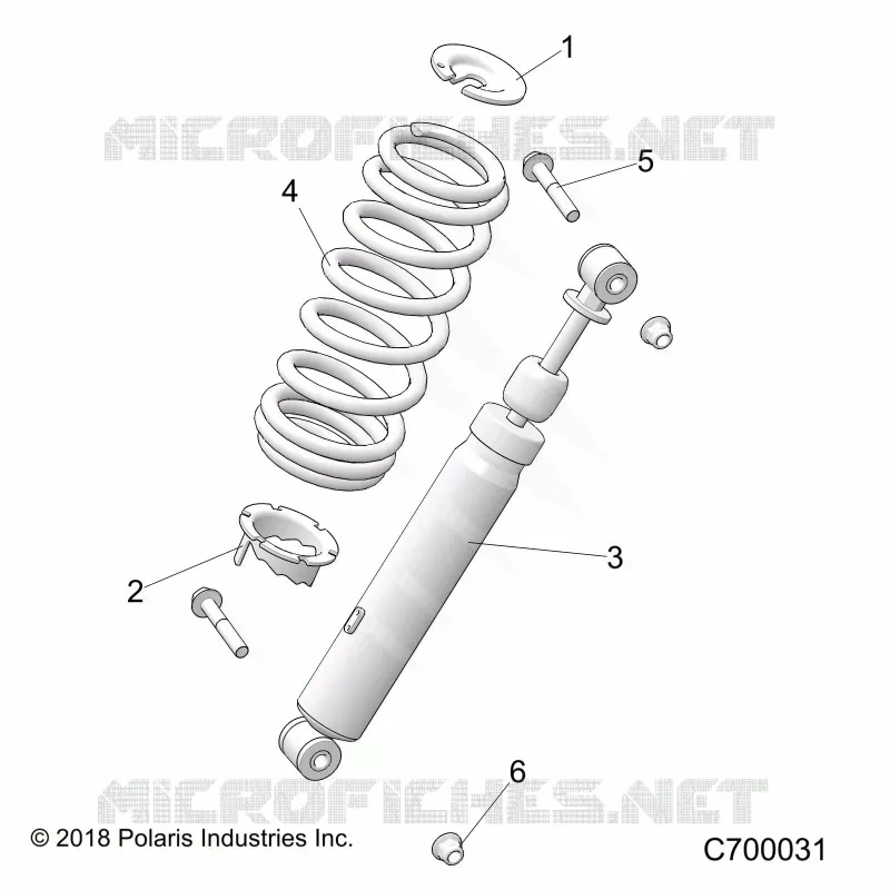 SUSPENSION, AMORTISSEUR AVANT MOUNTING