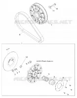 SYSTÈME DE TRANSMISSION, SECONDARY CLUTCH