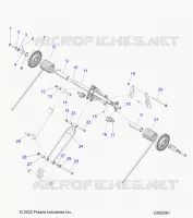 SUSPENSION, BRAS DE SUSPENSION ARRIERE