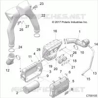 ENGINE, PRISE D'AIR SYSTEM