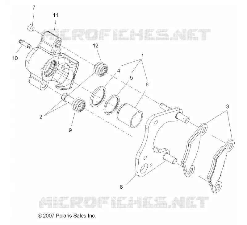 FREIN AVANT CALIPER