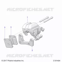 BRAKES, ETRIER DE FREIN AVANT
