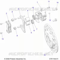 BRAKES, ETRIER DE FREIN ARRIERE