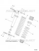 SUSPENSION, AMORTISSEUR AVANT MOUNTING