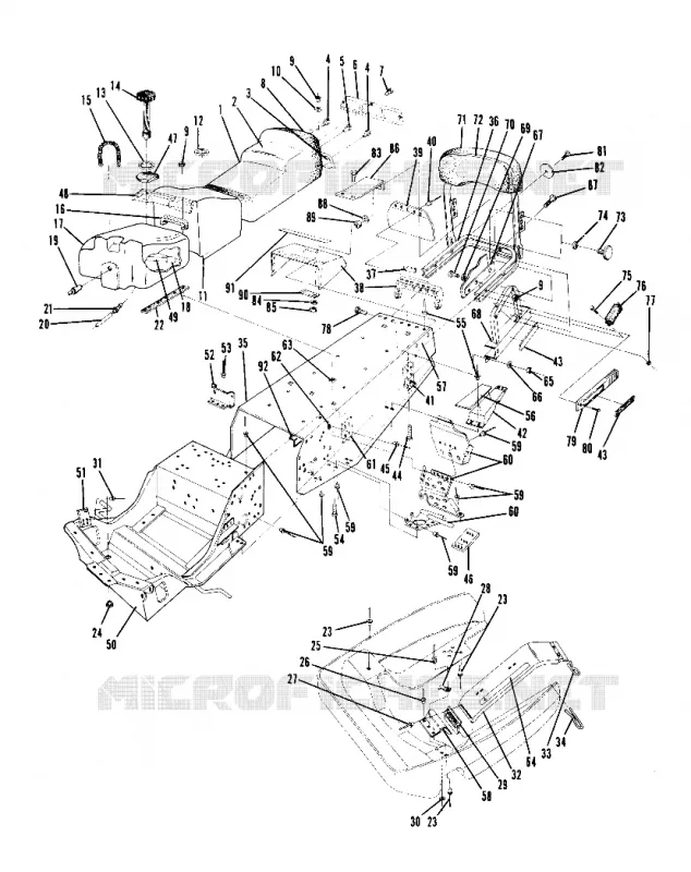 CHASSIS AND SIEGE ALL SWEDISH INDY MODELS (4914521452009A)