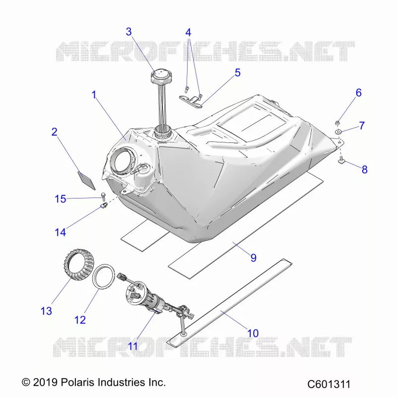 SYSTÃˆME D'ALIMENTATION, FUEL TANK ASM.