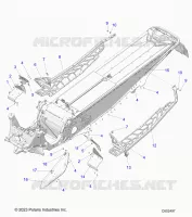 CHASSIS, PROTECTION D'EMBRAYAGE, FOOTRESTS, AND RUNNINGBOARDS